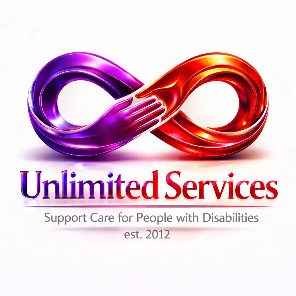 Infinity symbol with "Unlimited Services" text.